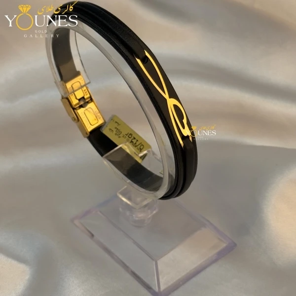 دستبند طلا زنانه چرم بینهایت L113